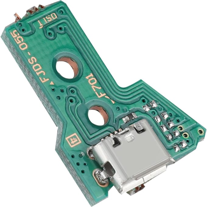 Vervangende USB-oplaadpoort Socket Oplader JDS 050 voor PS4 Controller Game Handvat blue