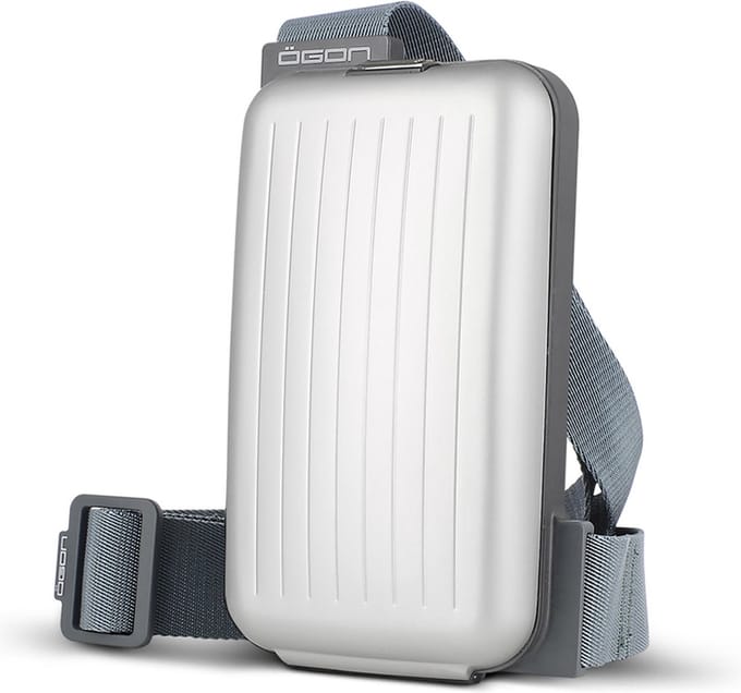 Ogon Designs Phone Bag Aluminium Telefoontas - Sling Bag - Zilver