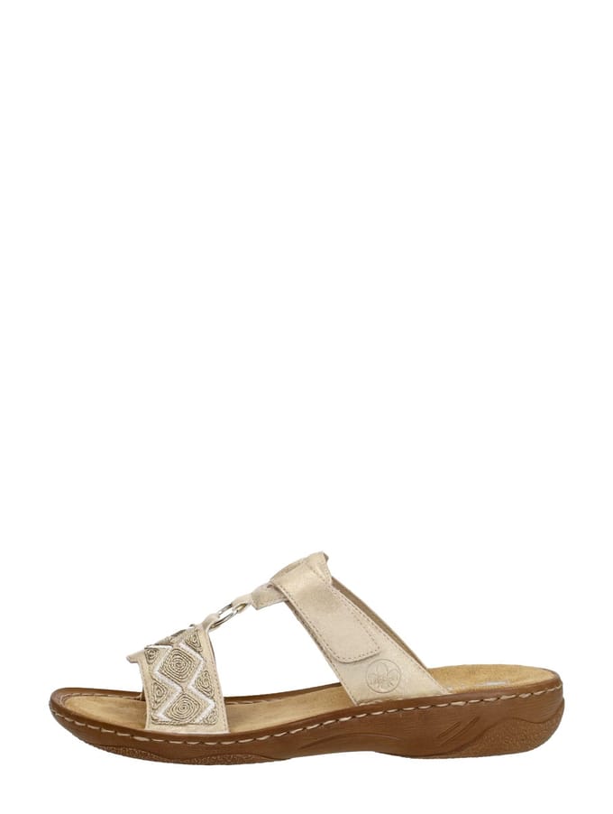 Rieker -Dames - goud - slippers & muiltjes - maat 43