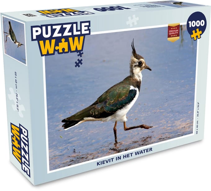 Puzzel Kievit in het water - Legpuzzel - Puzzel 1000 stukjes volwassenen