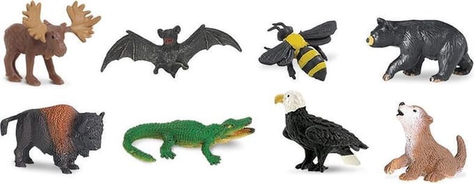 Safari Mini's Good Luck Set - Wild America