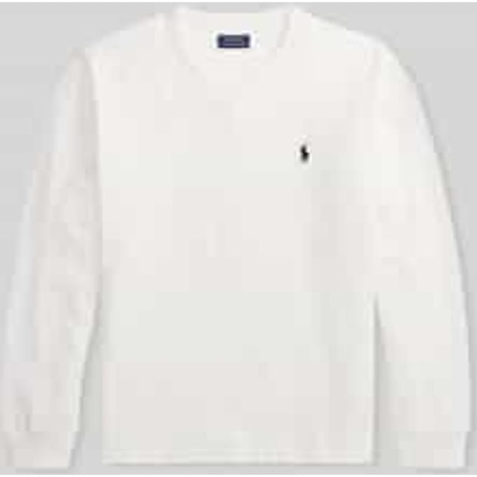relaxed fit shirt met lange mouwen van puur katoen