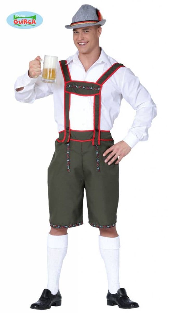 Tyrolean Lederhose groen - Maat S