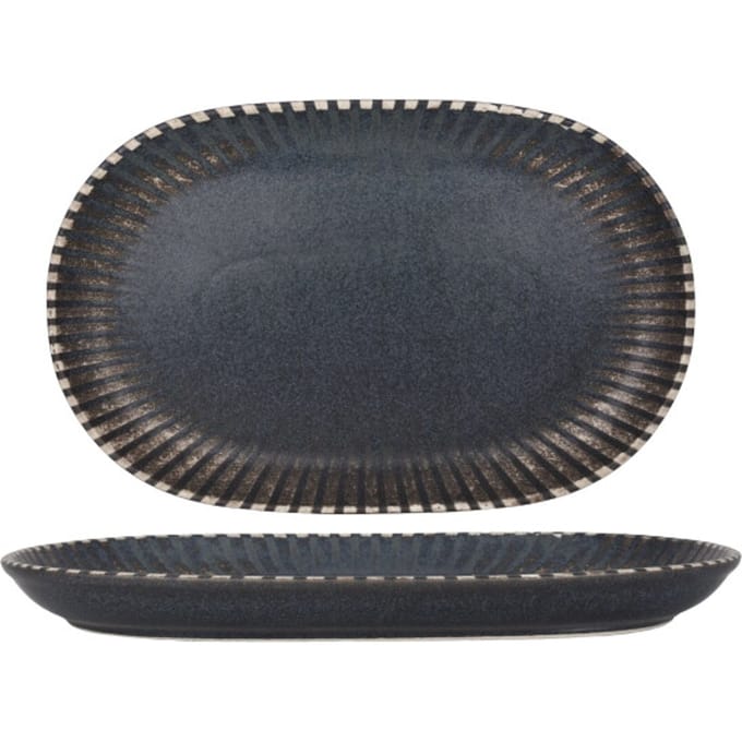 ID Fine Serveerschaal - Reckless - Porselein - 33 cm - set van 2