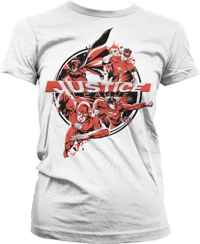 DC Comics Justice League Dames Tshirt -M- Heroes Wit