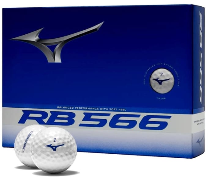 Mizuno RB566 Golfballen 2026 - Wit -12 Stuks