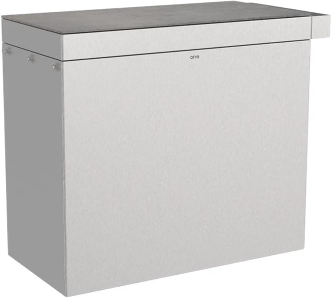 OFYR Signature Mise en Place 100 Brushed Steel Terra