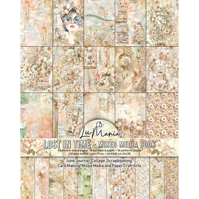 Ciao Bella Mixed Media Book "Lost in Time"
