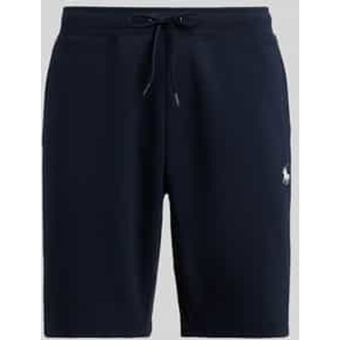 regular fit sweatshorts van katoenmix met logo-stitching