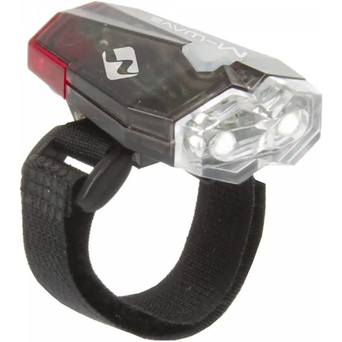 90° zwenkbare usb lader voor/achterlicht - 2 witte leds/1 r led M-Wave