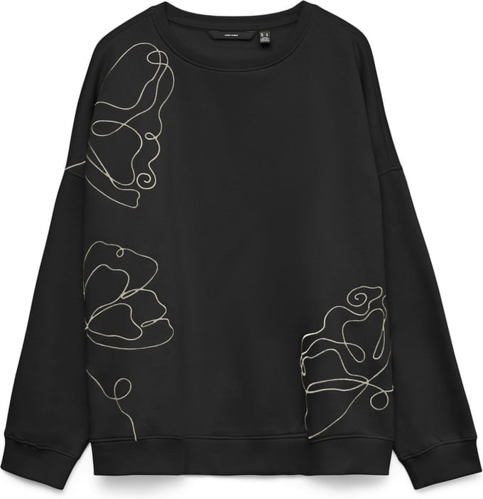 VERO MODA - VMIVALO LS OVERSIZE SWEATSHIRT JRS GA - Dames - Sweaters