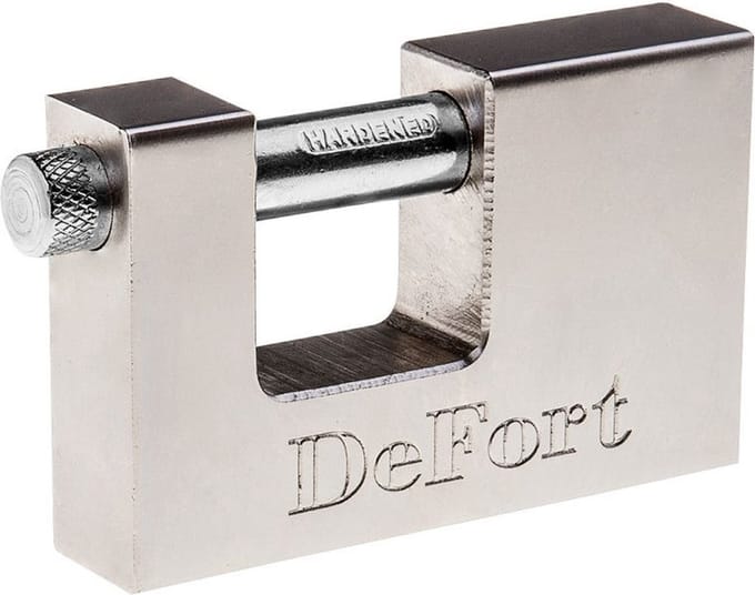 Blokslot extra stevig - 90mm - 3 sleutels - Gietijzer
