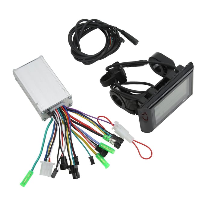 24V?48V 250W350W Elektrische Fiets Borstelloze Controller SW900 LCD Display Paneel Kit voor 22.2mm white