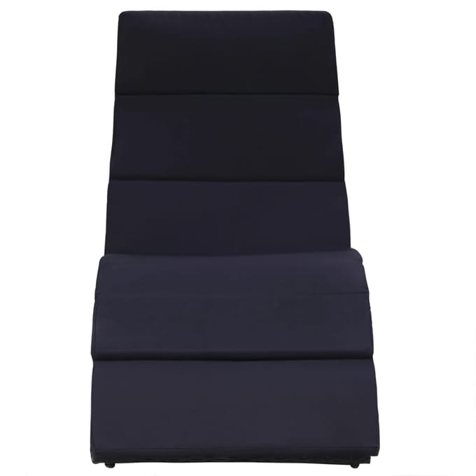 vidaXL - Ligbed - met - kussen - poly - rattan - zwart