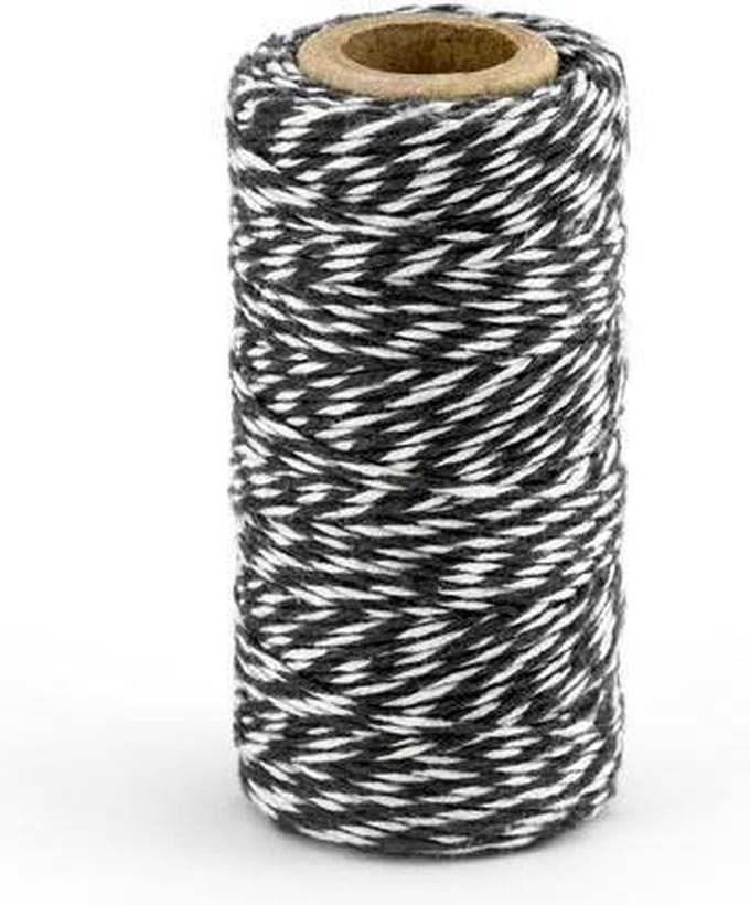 Baker's twine Zwart (50 meter)