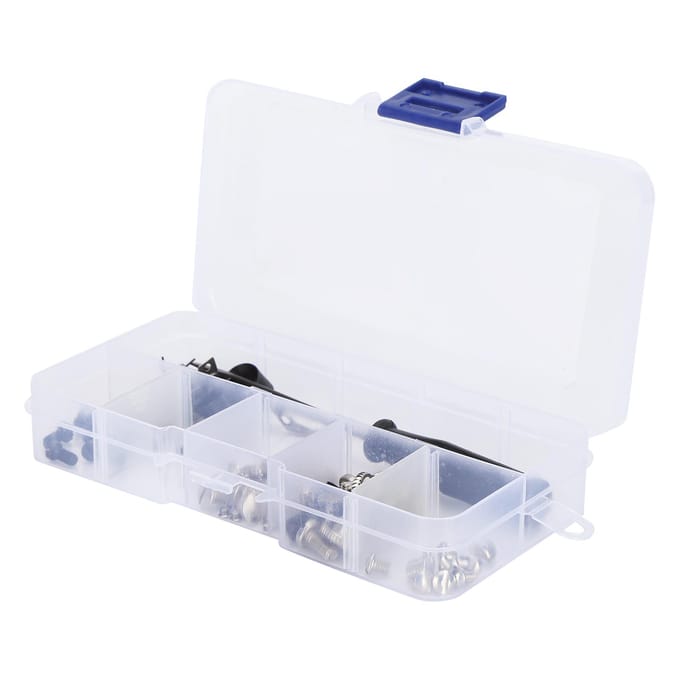 Naaimachine Schroefset Shuttle Granaatscherven Naaldplaat Bevestiging Naaimachine Accessoires white