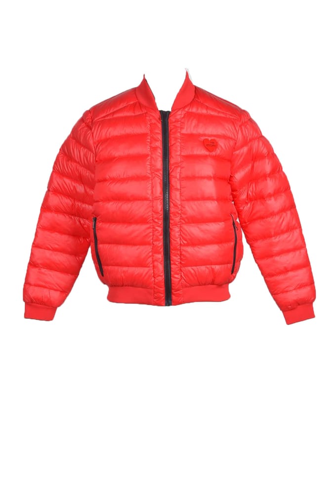 Casuele Gevoerde Jasje Rood