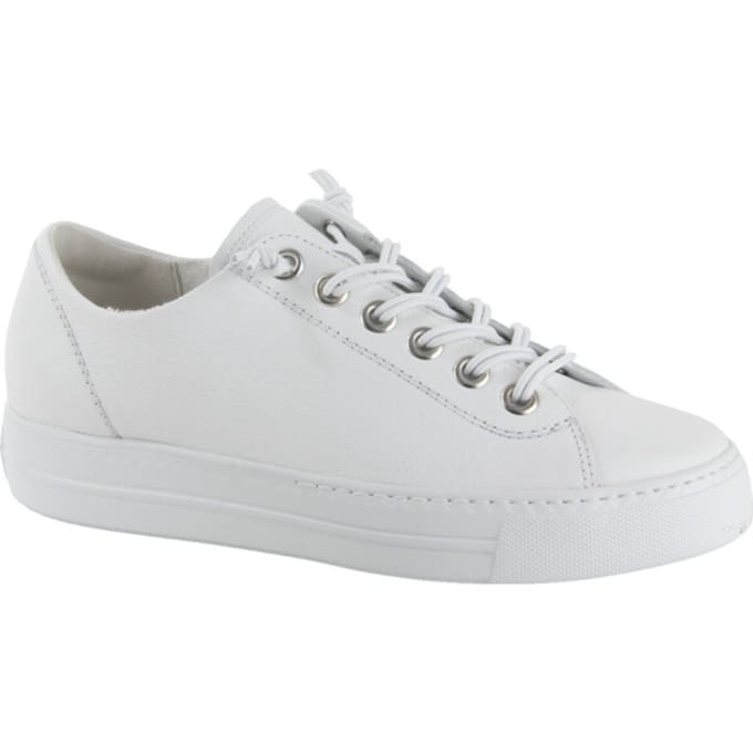 Paul Green 4081 Lage sneakers - Leren Sneaker - Dames - Wit - Maat 43