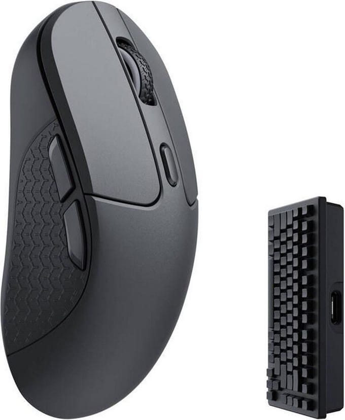 Keychron M3 Light 79g Wireless 4K - Gaming muis - Optisch - 6 knoppen - Zwart