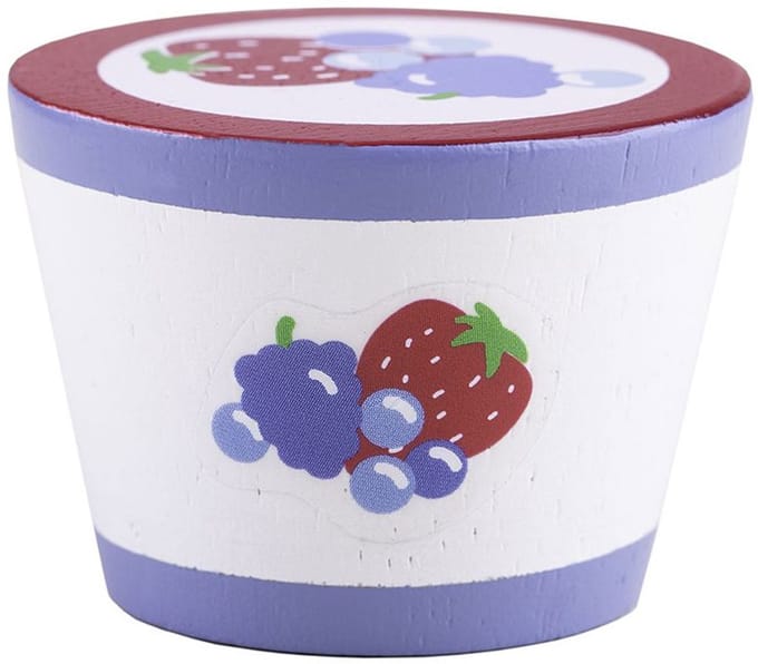 Bigjigs Wooden Yoghurt per piece