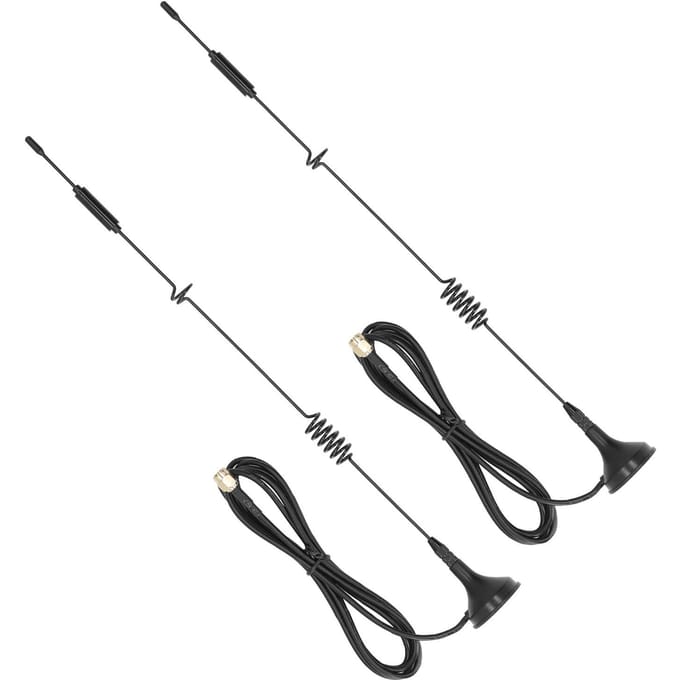2 stuks magnetische antenne koper LTE high gain omnidirectionele antennes voor 4G-routers 12dbi
