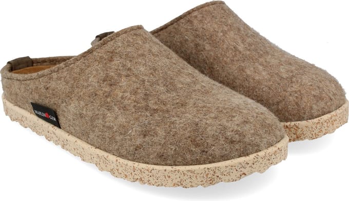 Haflinger Manhattan Clog - Pantoffels - Dames - Beige/Bruin - Maat 41