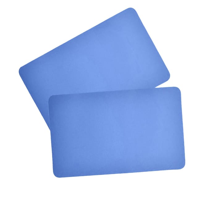 2 stuks Opblaasbare Boot Reparatie Patch PVC Vierkant Rubberen Boot Reparatie Patch Kit voor Kajaks Kano's Royal gray
