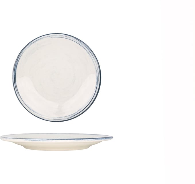 Kütahya Porselen Dessertbord - Frame - Porselein - 19 cm - set van 6