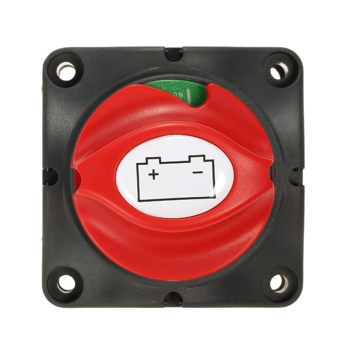 Auto Marine Accu Selector Isolator Disconnect Draaischakelaar Aan/Uit black