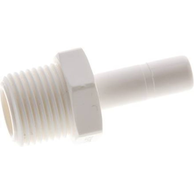 5/16'' x R3/8'' insteekfitting POM Buitendraad EPDM [10 Stuks]