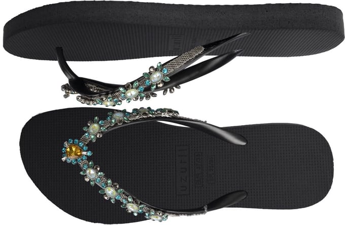 Uzurii | Teenslippers | Dames | Zwart | Maat 41/42