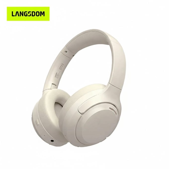 Koptelefoon- bluetooth- Actieve Ruisonderdrukking (ANC) & ENC Microfoon- 70 Uur Batterij- Comfortabele- Over-Ear