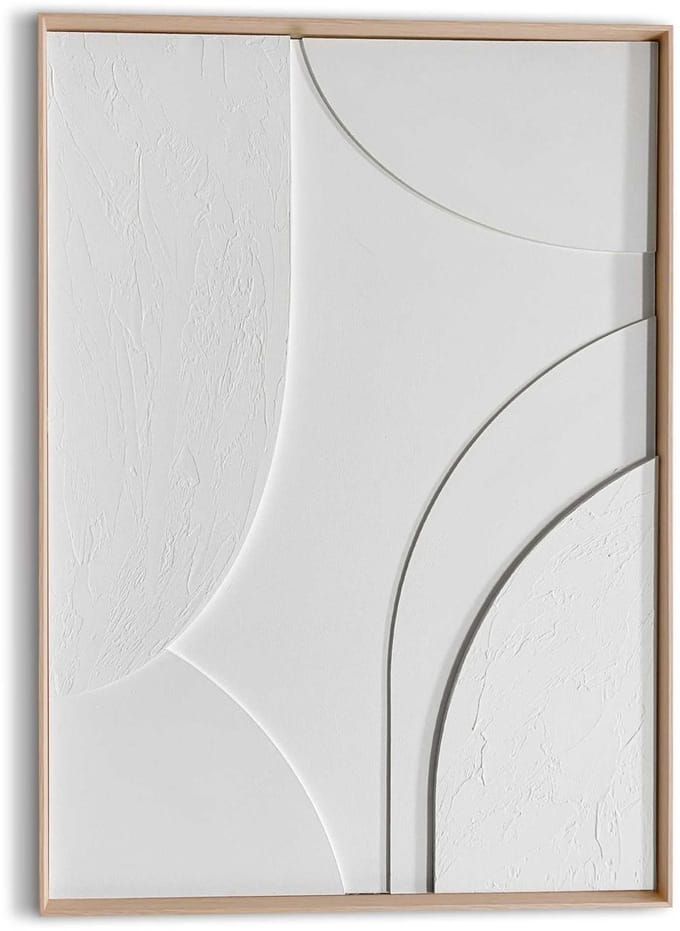 Schilderij 3D Art Licht & Vorm - 70 x 50 - Hout - REINDERS