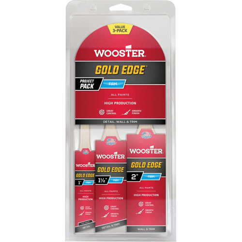 Wooster Gold Edge Variety 3-Pack   071497184405   Verf