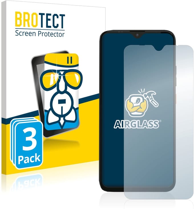 Screenprotector 3 Stuks voor Gigaset GS4 Beschermglas transparant