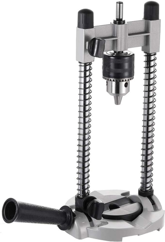 DailySupplies® Boorstandaard - Kolomboormachine - Boorhulp - Zilver