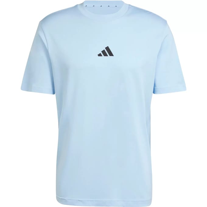 Adidas Essentials Small Logo T-Shirt - Heren Korte mouw - BLACK