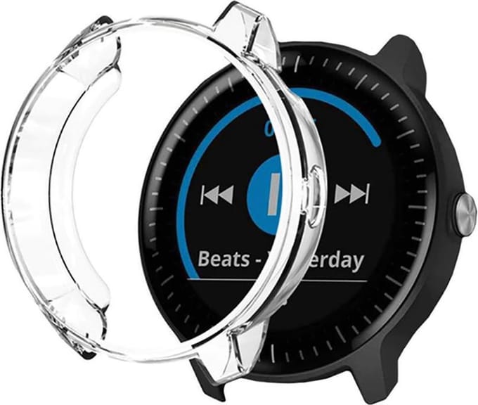 Shop4 - Garmin Vivoactive 3 Case - Siliconen Transparant