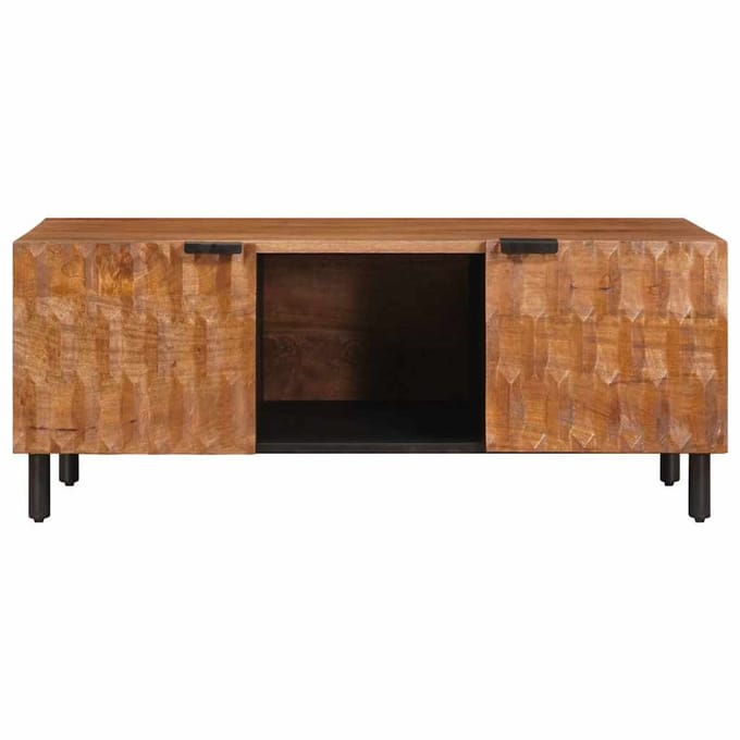 vidaXL - Salontafel - Bruin - 100 - x - 54 - x - 40 - cm - Massief - Mango - Hout