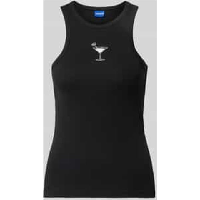 slim fit tanktop van puur katoen model 'DIMARTINI_B'