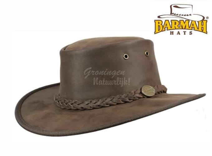 Hatland - Barmah - Foldaway Bronco - Bruin - Maat S - Unisex