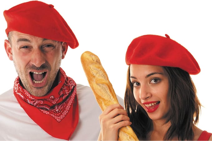 Rode baret - Hoofdeksel rood van vilt