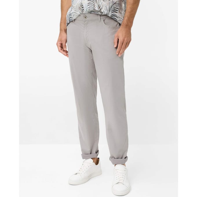Regular fit stoffen broek met ultralight afwerking model 'Cadiz'
