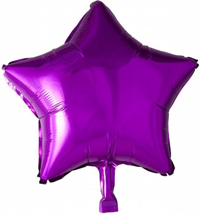 Folie Ballon ster Hot Pink
