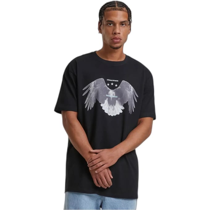 Oversized T-shirt Upscale Sick Eagle Heavy