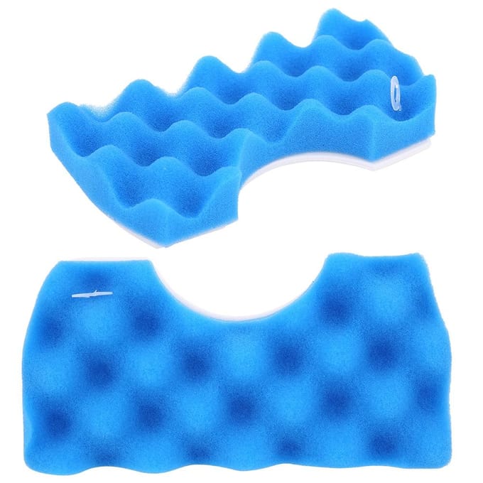 2 Pièces Filtre Passoire Accessoires de Remplacement Convient pour Samsung DJ97?01040C Aspirateur blue