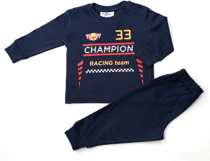Fun2Wear - Pyjama Champion - Navy Blauw - Maat 98 -