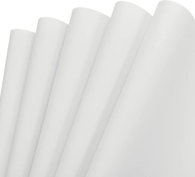 5x EVA Schuimplaten Wit - 50x45cm - 0.8mm Dik - Craft Schuim voor Knutselen & Cosplay