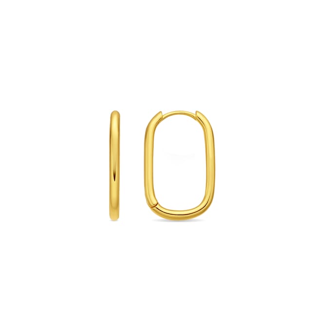 Luxenter Oorbellen met 18-karaats geelgouden afwerking - Huitza