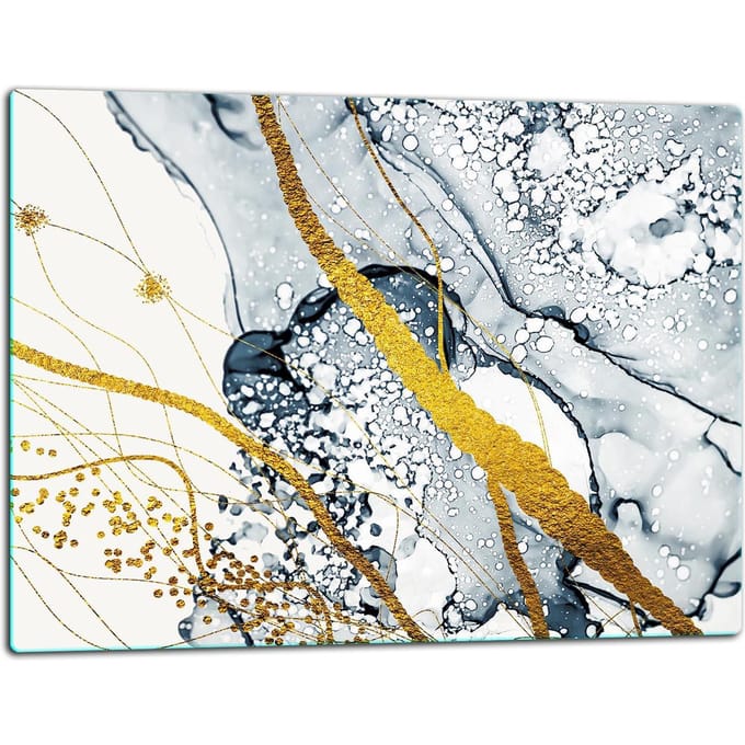 TMK ArtDeko – Snijplank – Glas – 52x40 cm – Marmermotief